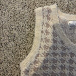 Beige Sweater Vest